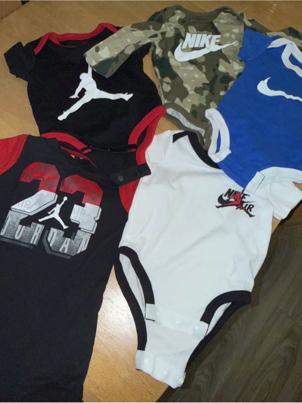 5 piece Nike & Jordan Onsie lot